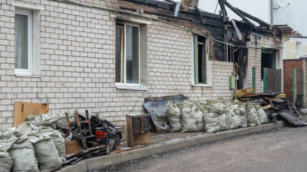 Professional Soot Cleanup technician working in Stevenson, MD